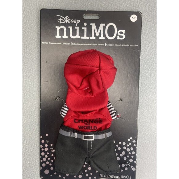 Disney Parks nuiMOs "Women Change the World" Red T-Shirt/Red Hat/Black Pants - Picture 2 of 8